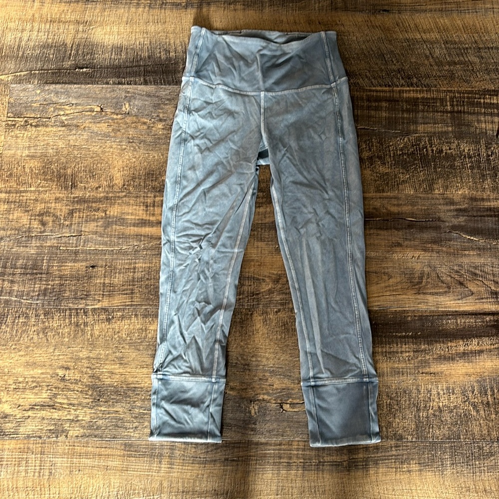 Lululemon leggings washed moon blue luxtreme